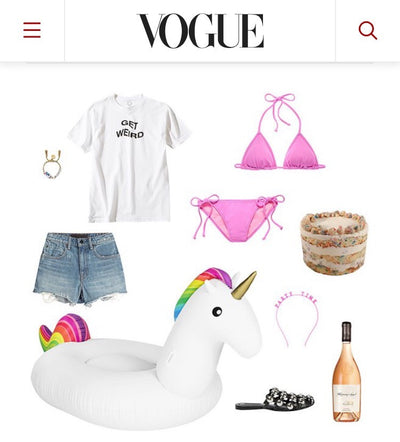 Giant Unicorn Float - Vogue #GETFLOATY