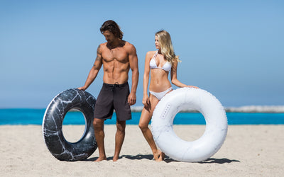White Marble Tube partners - #GETFLOATY